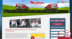 Desktop Screenshot of macgregorplumbing.com